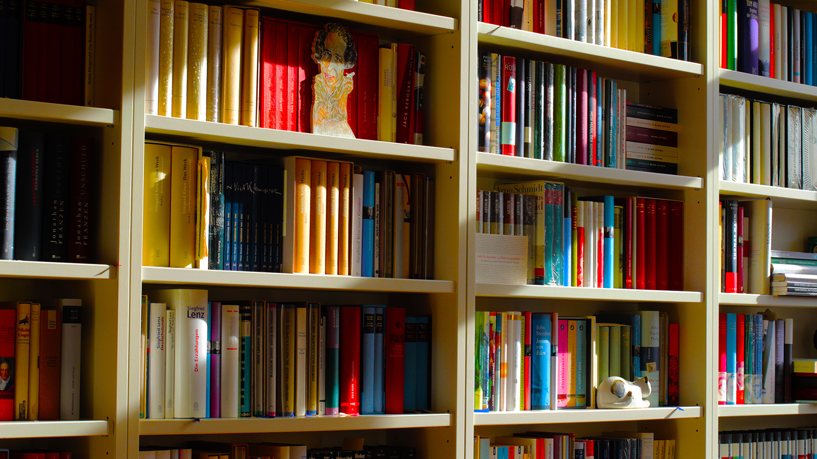Stock: Books in a bookshelf